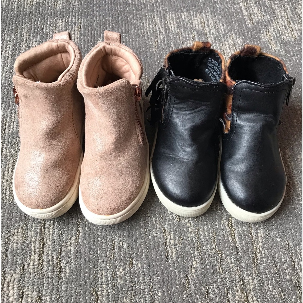 Toddler Girl Ankle Boots Size 7 - Picture 3 of 14